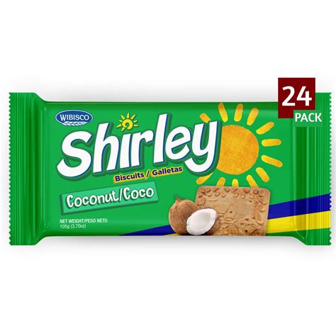 Wibisco Shirley Biscuits Coconut TSF6 3 7 Coconut 3 7 Ounce Pack Of