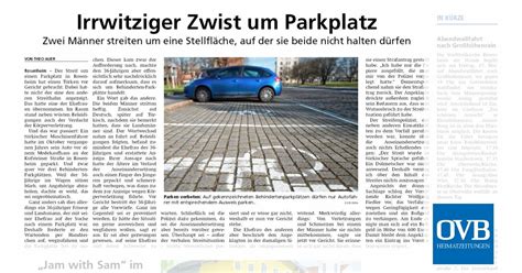 Irrwitziger Zwist Um Parkplatz OVB Heimatzeitungen