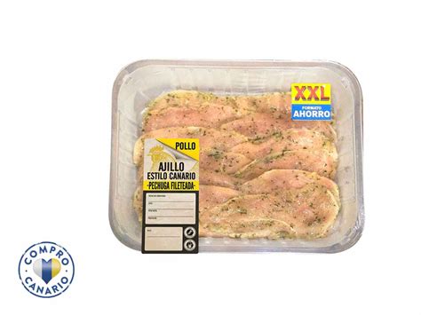 Pechuga Fileteada De Pollo Al Ajillo Estilo Canario Lidl