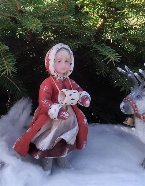 Елочная игрушка"Герда и северный олень"(ПРОДАНО) в интернет-магазине на ...