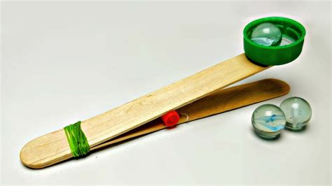 How To Make A Simple Catapult Easy Popsicle Stick Catapult Simple