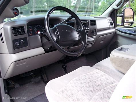 Medium Graphite Interior 2000 Ford F350 Super Duty XLT Crew Cab 4x4 Photo #50969289 | GTCarLot.com