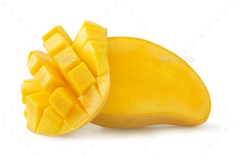 Mango Fruit Isolated on White Background