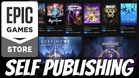 Epic Games Add Self Publishing To Epic Game Store