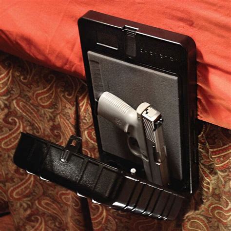 Arms Reach Defender Bedside Biometric Fingerprint Hand Gun Safe