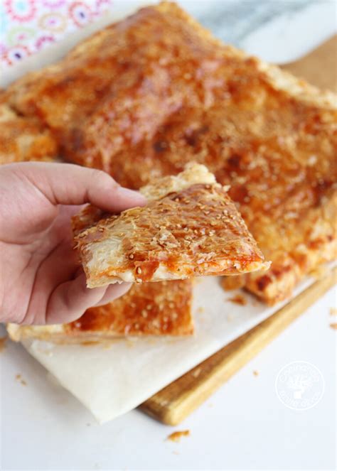 Empanada de hojaldre con jamón y queso Cocinando Entre Olivos