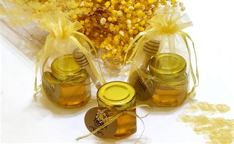 Amazon Ahhute Count Oz Mini Hexagonal Glass Honey Jars