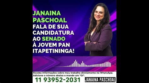 Janaina Paschoal Fala De Sua Candidatura Ao Senado Por S O Paulo