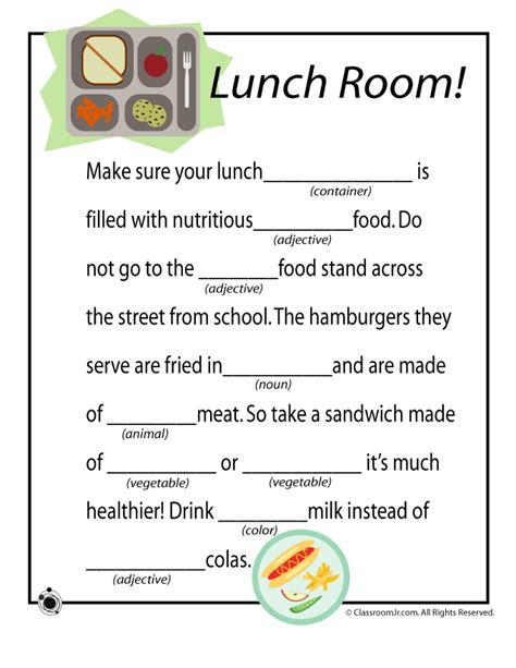 Lets Cook Mad Lib Printable Mad Libs Printable Mad Libs 47 Off