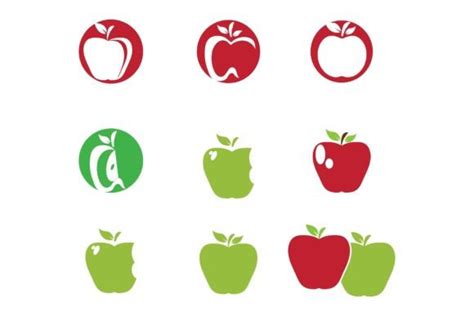 Apple Vector Logo Design Graphic by Redgraphic · Creative Fabrica