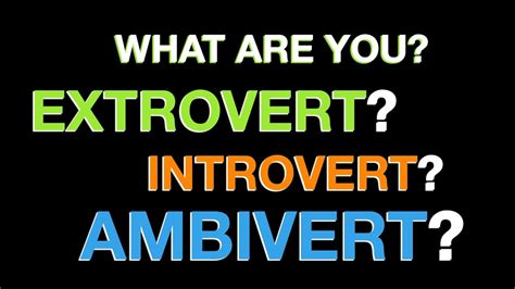 Are You An Extrovert Introvert Or Ambivert Take The Test And Find Out