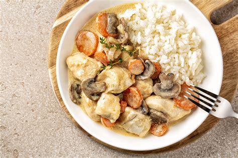 Recette Blanquette De Poulet Au Vin Blanc Marie Claire