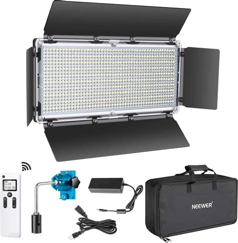 Amazon Neewer Advanced 2 4G 960 LED Video Light With Barndoor