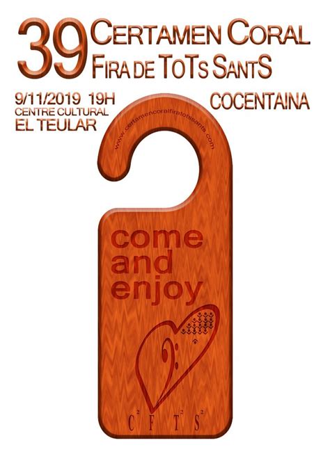 Cartel Del Ccfts Certamen Coral Fira De Tots Sants