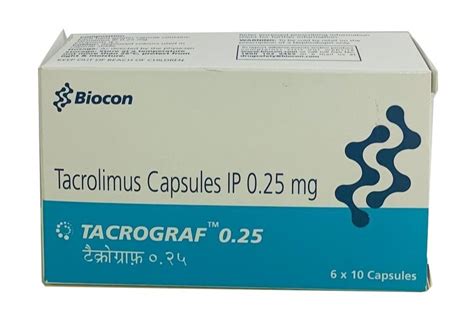 Tacrolimus Mg Tacrograf Capsule Ip Biocon X Capsules At Rs