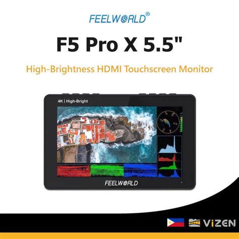 FeelWorld F5 Pro X 5 5 High Brightness HDMI Touchscreen Monitor