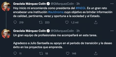 Graciela Márquez Colín asume titularidad de INEGI