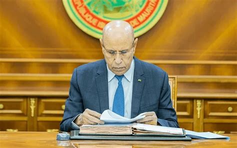 Mauritanie le Conseil des ministres tient sa réunion hebdomadaire