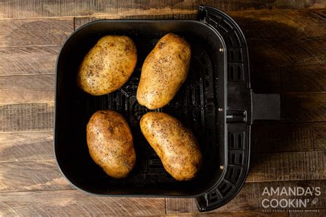 Air Fryer Twice Baked Potatoes Amandas Cookin Air Fryer Recipes