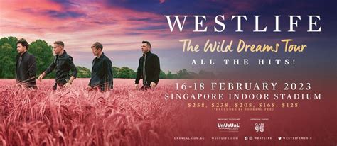 Westlife The Wild Dreams Tour Feb Tickets Vouchers