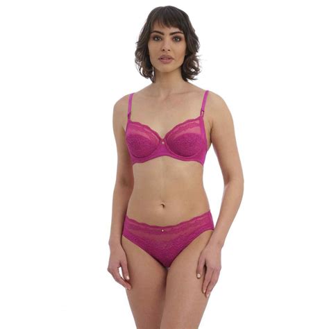 Soutien Gorge Balconnet Armatures Violet Wacoal Lingerie Ravissant En