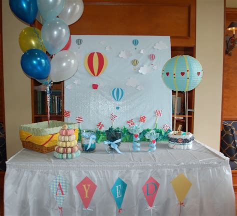 Tangled Threads By Jen Hot Air Balloon Baby Shower
