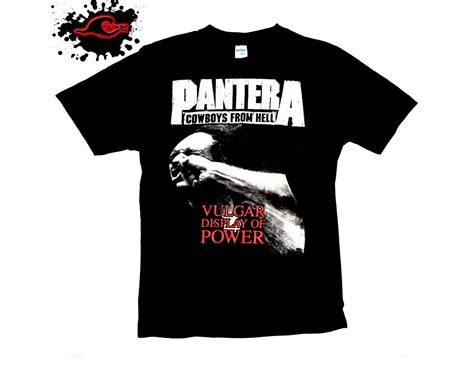 Pantera Vulgar Display Of Power Official Licensed Band T Shirt Etsy