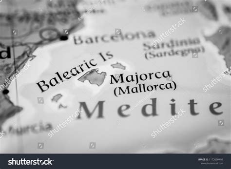 Majorka On Map Stock Photo 1172699491 | Shutterstock