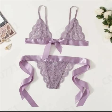 Sexy Lace Lingerie Set Sensual Women Hollow Out Transparent Women Erotic Underwear Set Porn Bra