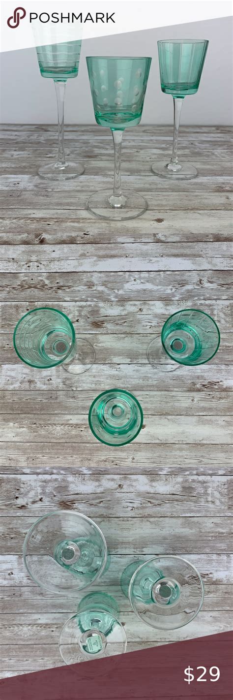 Partylite Santorini Stemmed Votive Trio Glass Santorini Kate Spade Party Theme Kate Spade Party