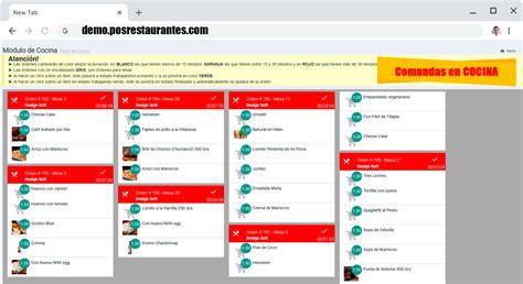 Sistema De Comandas Para Restaurantes App Para Cocina Restaurantes