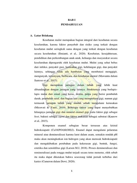 Pembahasan Latar Belakang Karya Tulis Ilmiah Pdf