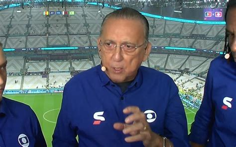 Galvão Bueno dá bronca em Tite e perde a voz gol desperdiçado