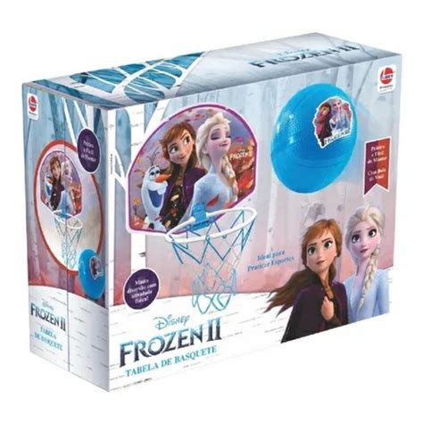 Disney Tabela De Basquete Frozen Ii Bola Lider Shopee Brasil