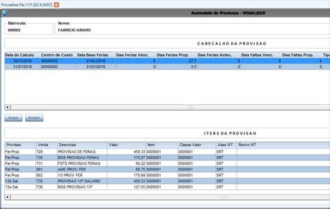 Rh Linha Protheus Gpe Como Efetuar A Contabiliza O Da Provis O