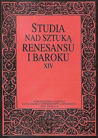 Stara Szuflada Studia nad sztuką renesansu i baroku tom XIV