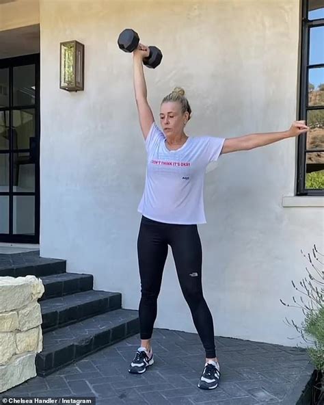 Chelsea Handler Smokes A Joint During A Workout To Prepare For Her