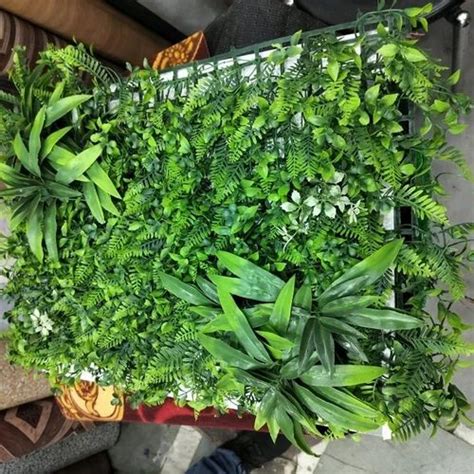 Pp Artificial Vertical Garden Panel For Decoration Thickness Mm At