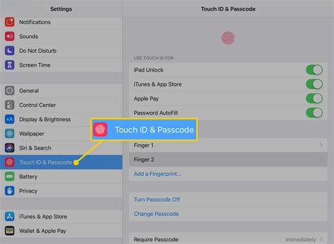 How To Set Or Change Your IPad Passcode And Fingerprint