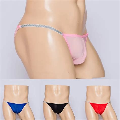 Hommes Sissy Pochette Culotte Lingerie String Bikini Slips Sous