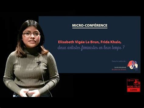 Micro conférence virtuelle sur deux femmes peintres considérées comme