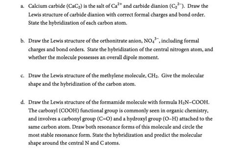 Carbide Ion Lewis Structure