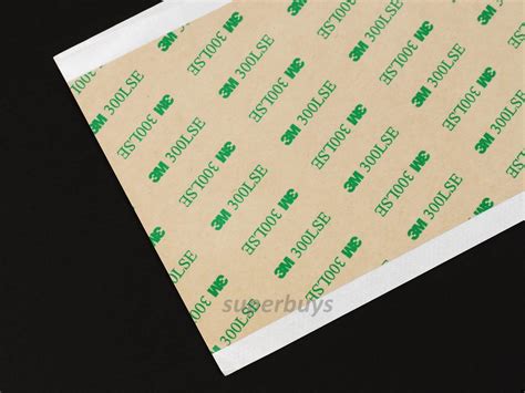 3M 300LSE 9495LE Double Sided Acrylic Adhesive Transfer Tape Sheet 100