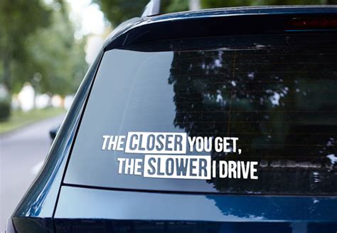 15 Funny Rear Window Decals to Lighten Up Traffic | Blog | Square Signs