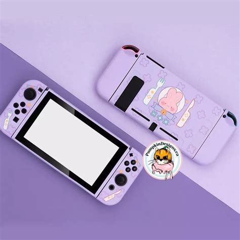 Pastel Purple Nintendo Switch Joy Con Consola Soft Shell Etsy