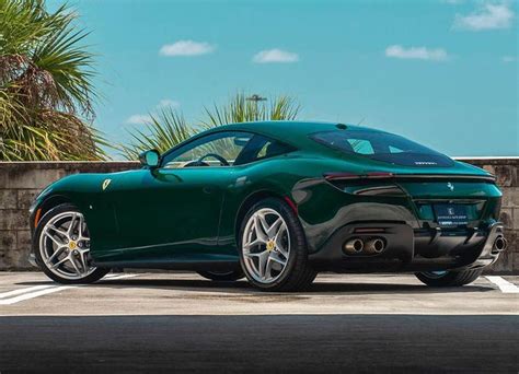 Check The Spec Ferrari Roma Finished In Verde British Racing Over