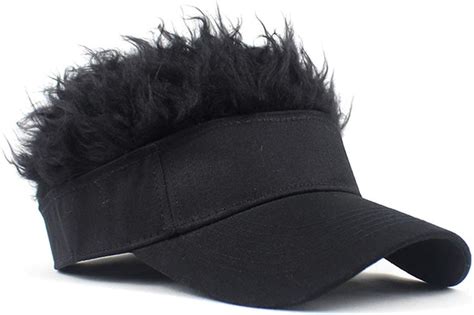 Flair Hair Sun Visor Cap Sports Cap Sun Outdoor Visor Wig Hats Mens