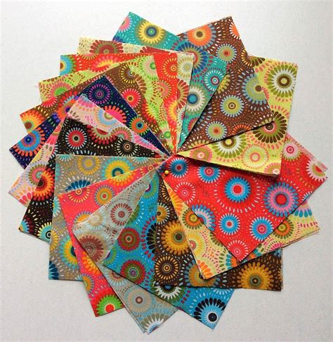 10 Inch SUMMER RAYS Layer Cake 34 Pre Cut Quilt Squares Fabric