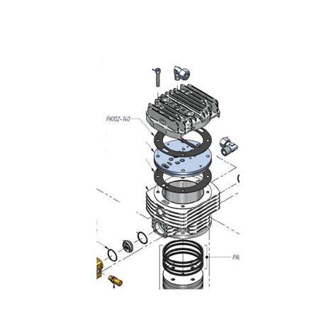 Joint De Culasse Compresseur Bicylindre
