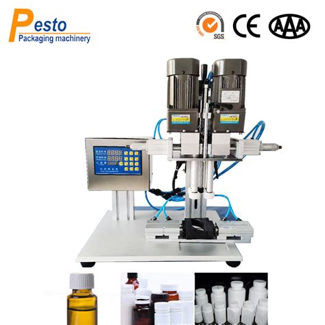 Semi Automatic Oil Bottle Cap Tightening Capping Machines Suitable For